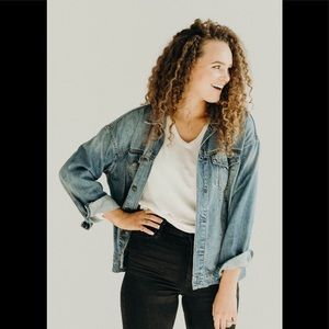 Carly jean Los Angeles hunter jean jacket